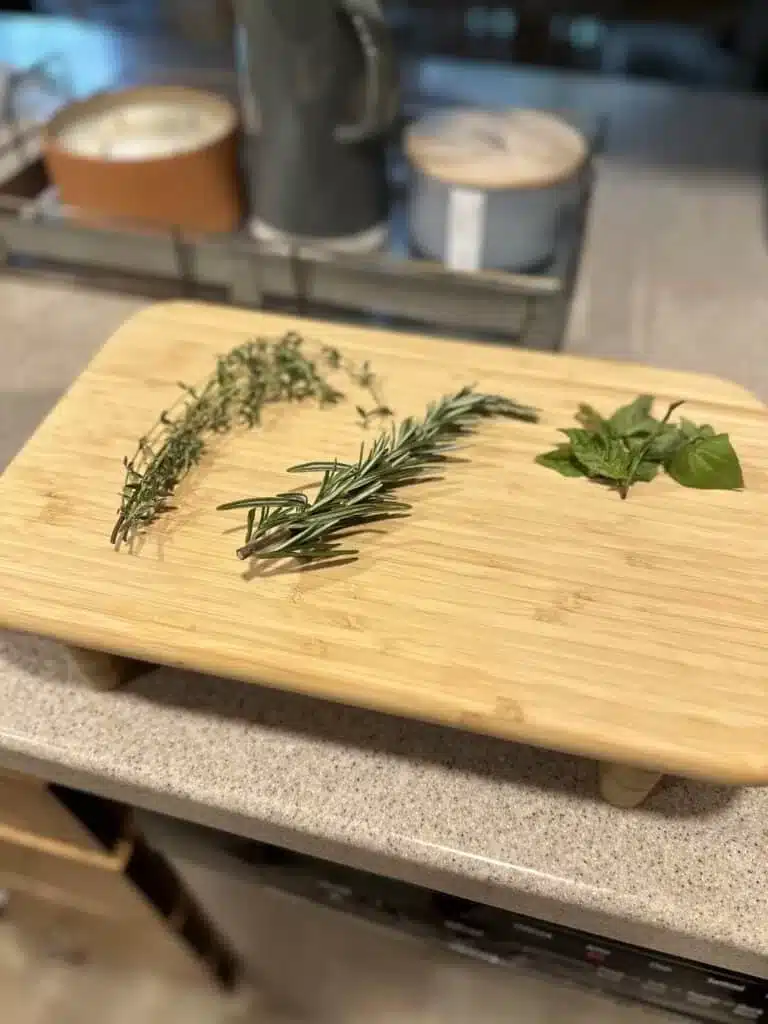 Herbs that I use for my bread machine herb bread with my favorite being rosemary. 