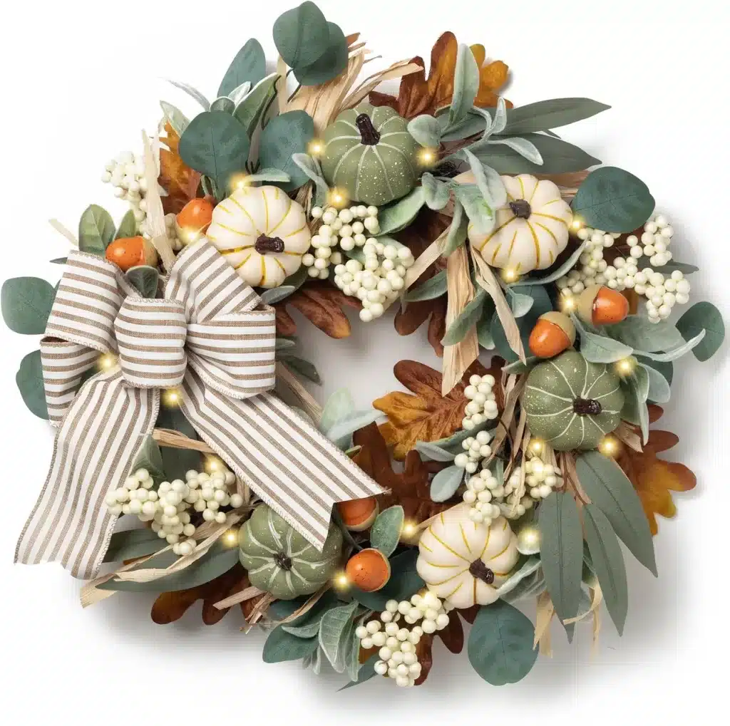 The best fall wreaths for your front door from Amazon. 