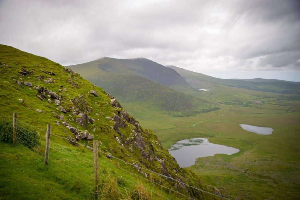 Scenic views on Dingle Peninsula.