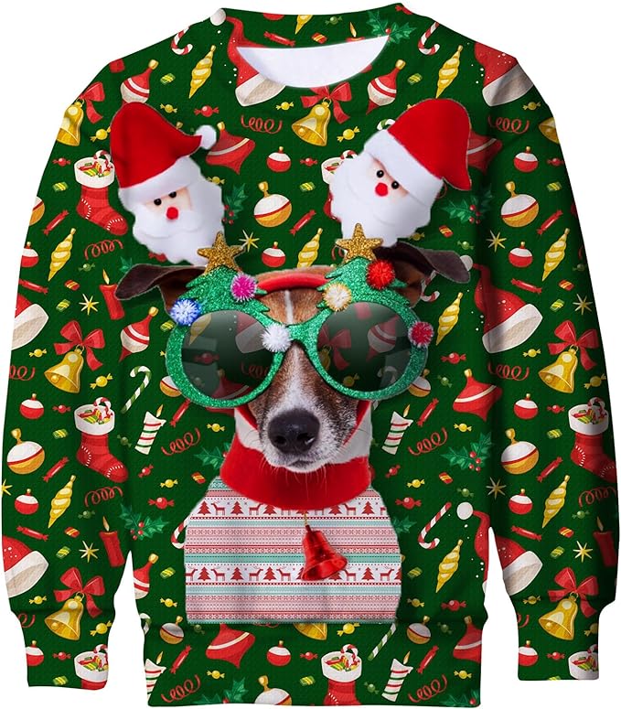 Dog sweatshirt Christmas clothes