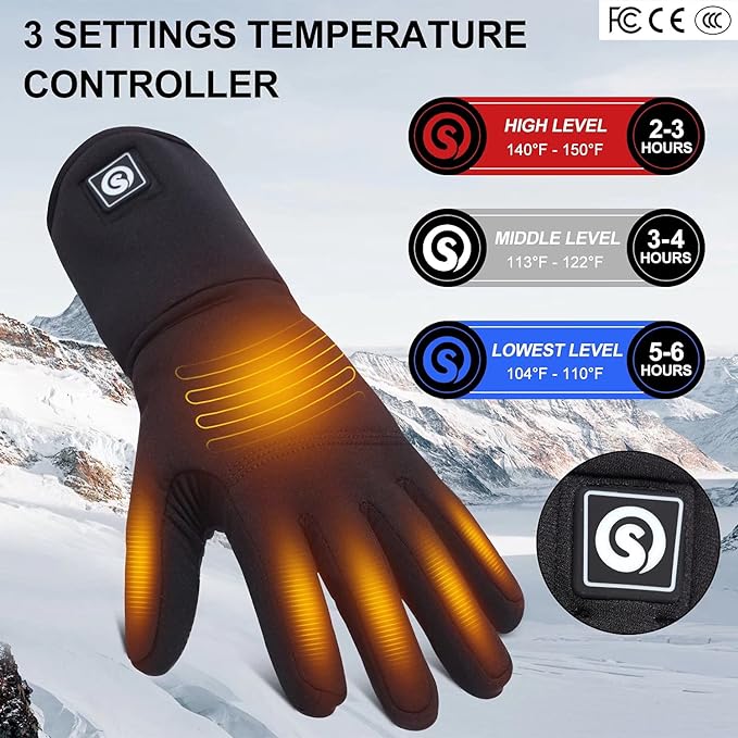 Heated gloves for how to stay warm in Iceland post