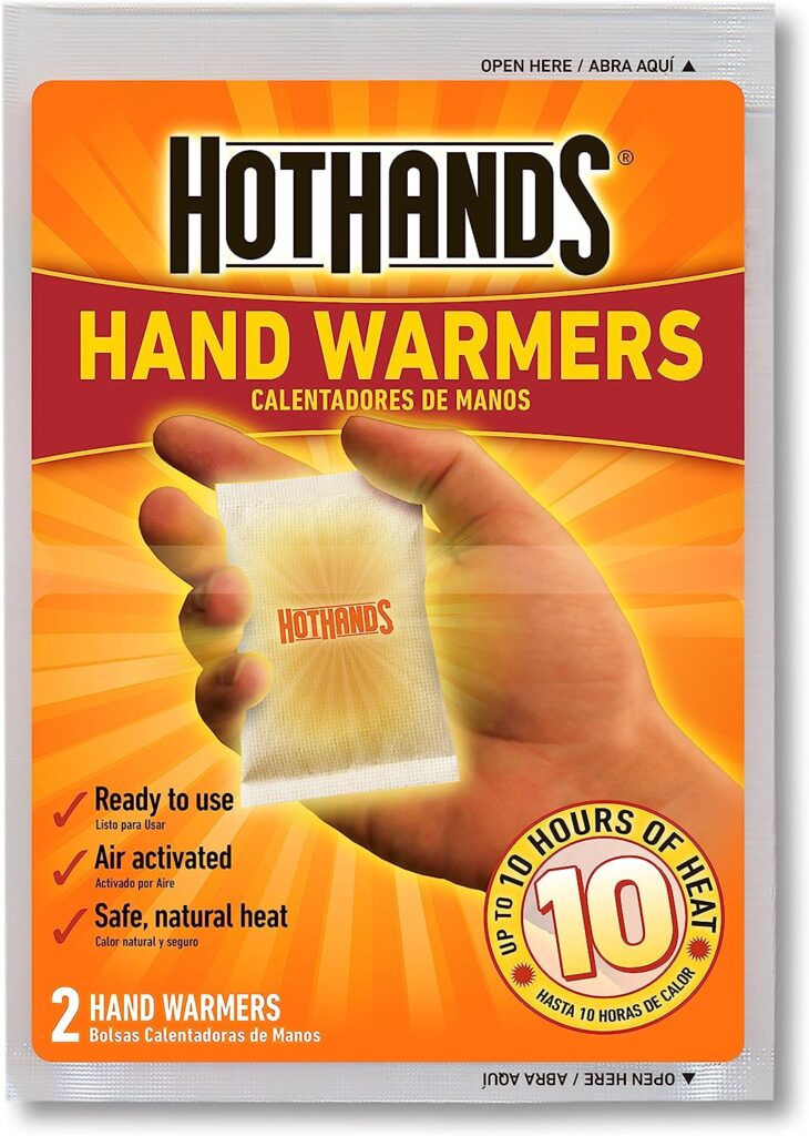 Hand warmers are a small and easy thing to pack for your trip to Iceland in March