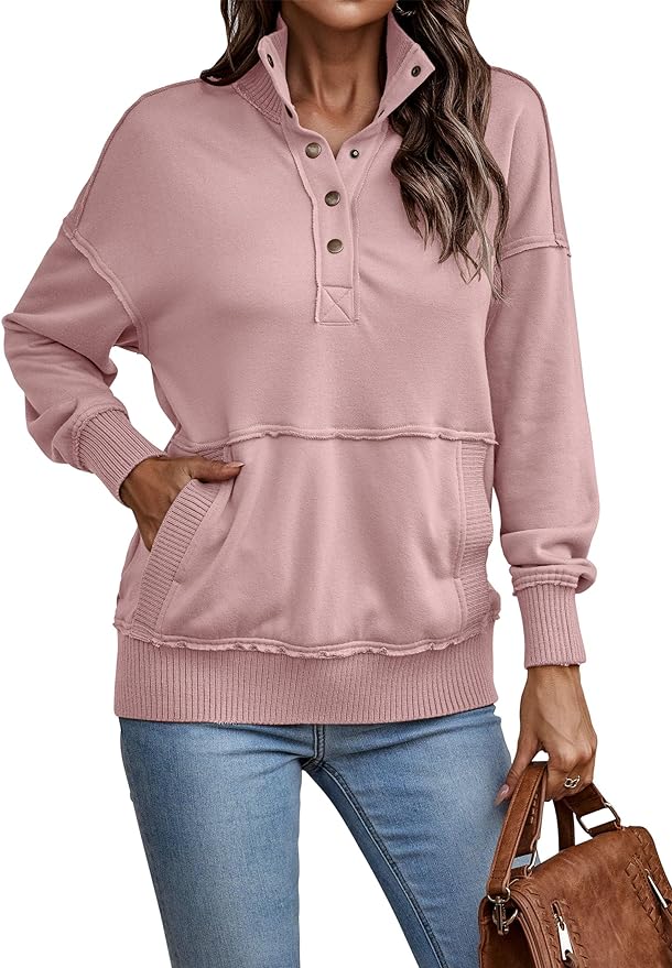 A comfy sweatshirt is a winter fashion essentials.