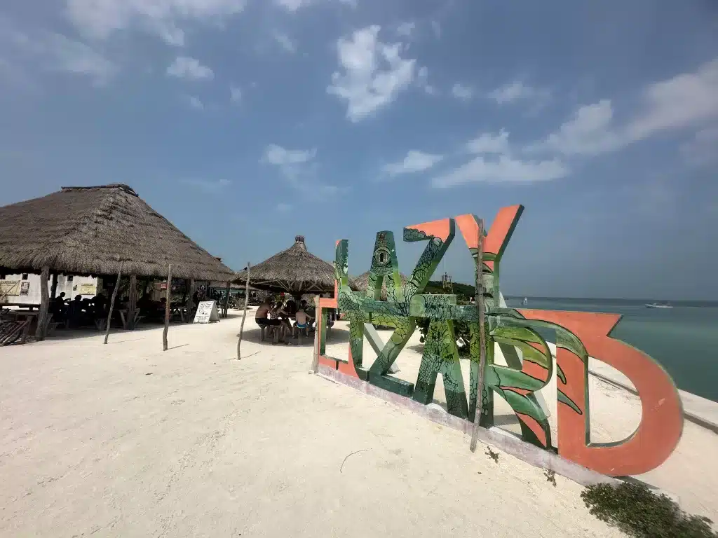 Lazy Lizard is a popular hangout at the split in Caye Caulker and is one of the most popular things to do while you're there.