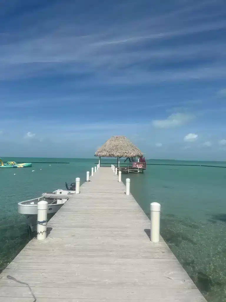 Secret Beach is bustling with things to do to, including a massage on the dock