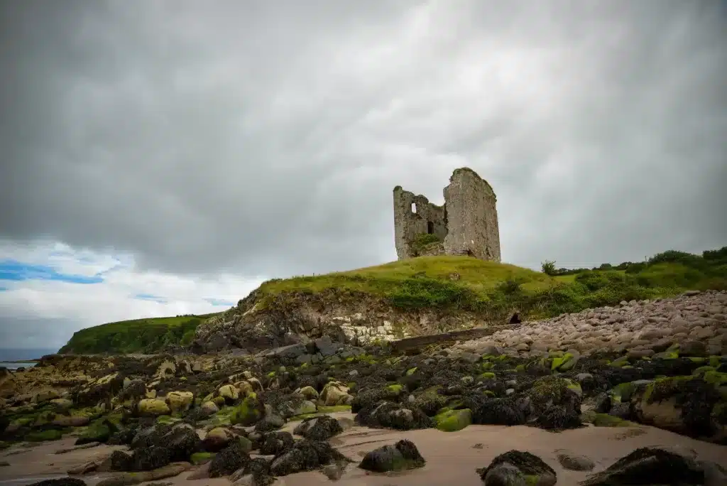 Castle ruins are scattered throughout Ireland. 