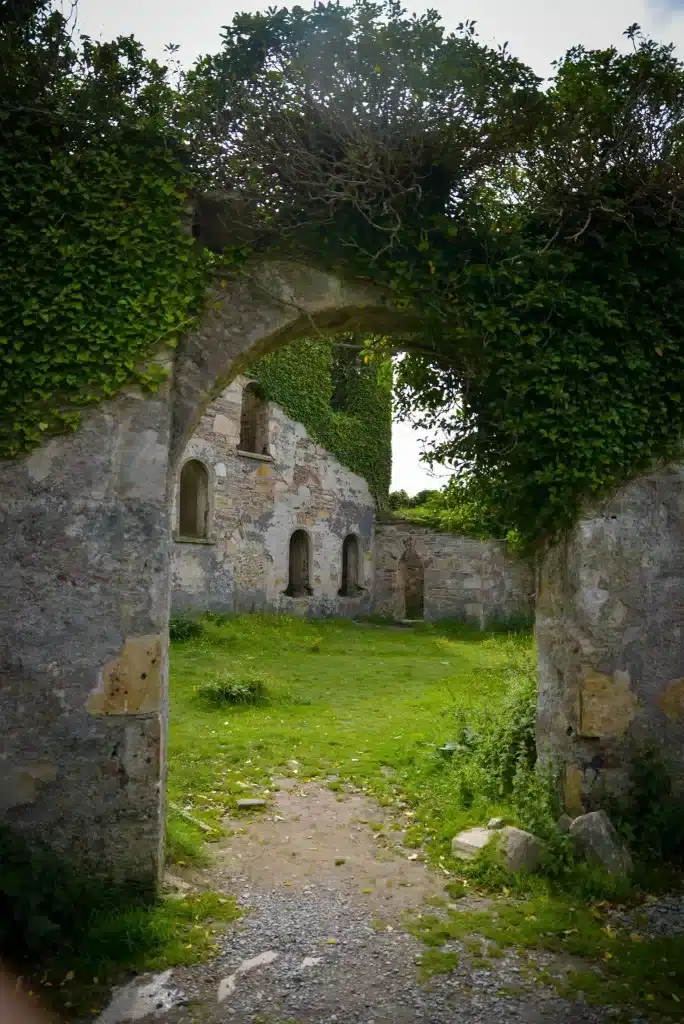 Castle ruins in Ireland.