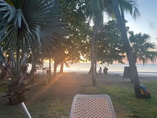 Dinner on the best beach at sunset was high on our Costa Rica itinerary. 