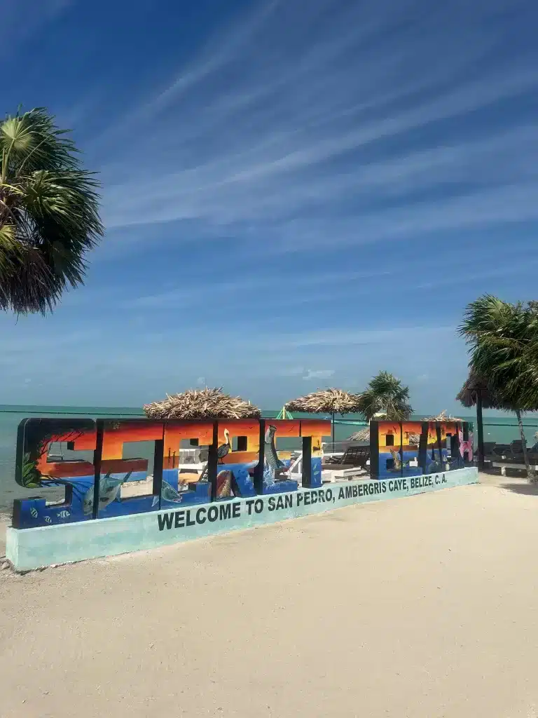 Secret Beach on Ambergris Caye is a great place for the family. 