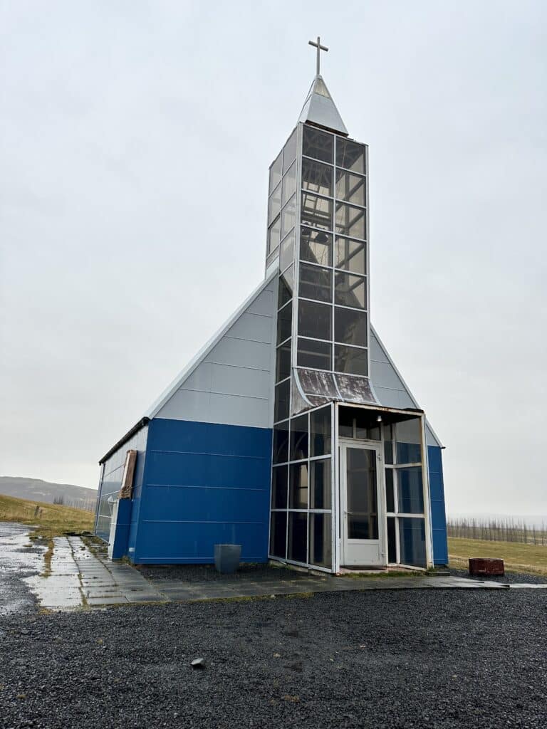 Interesting church along the Golden Circle route in Iceland.