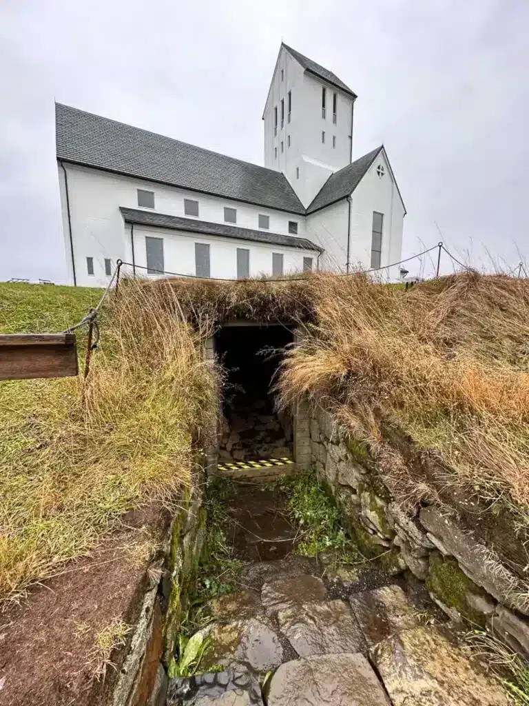 This church along the Golden Circle in Iceland has a really cool tunnel you can walk through, a great sight to see, although it is not on the map provided. 