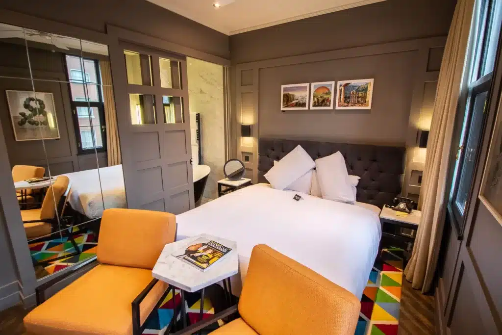 If you're wondering where to stay with a contemporary vibe in Dublin, look into The Dean Dublin. 