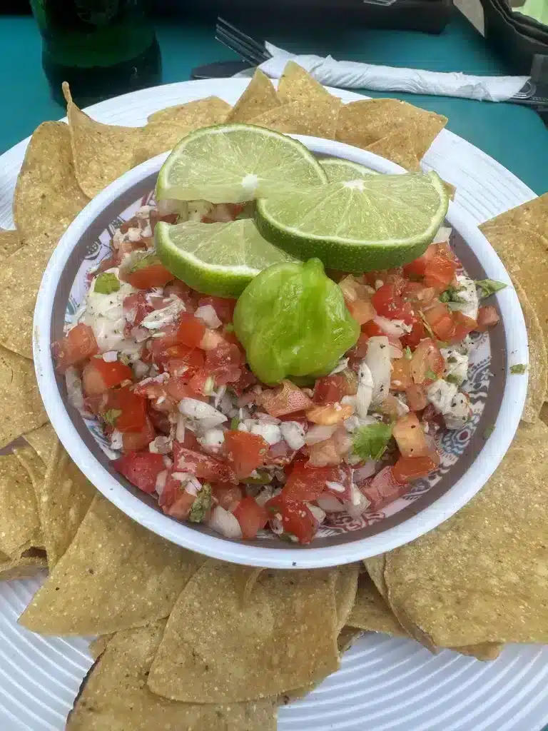 Loved the fresh ceviche.