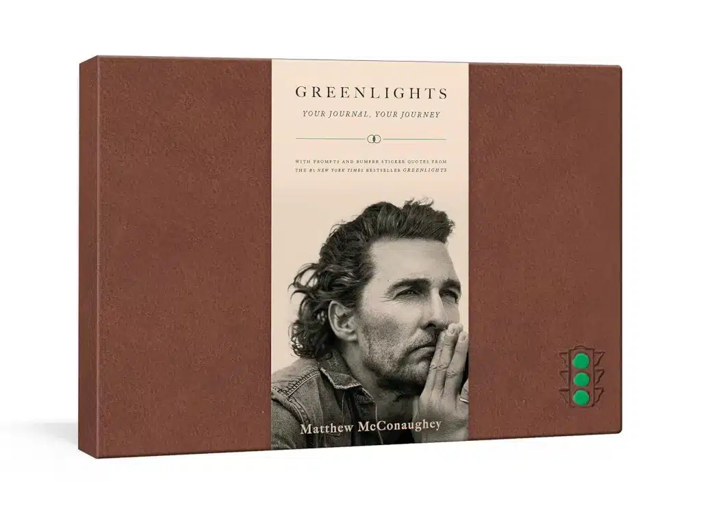 A journal for Greenlights, a book on the summer reading bucket list. 