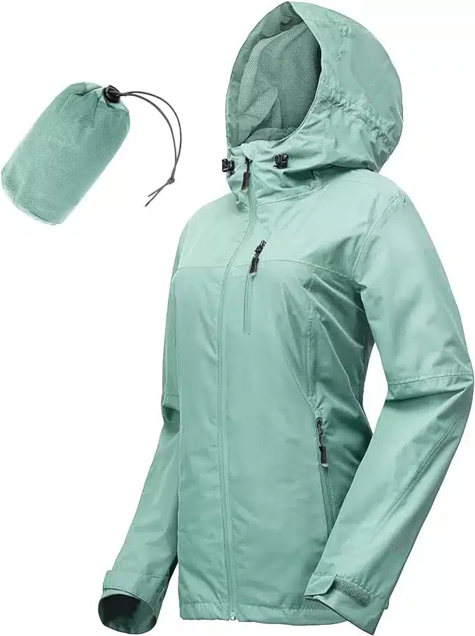 A travel rain jacket that folds nicely and is usually wanted on your list of vacation clothes. 