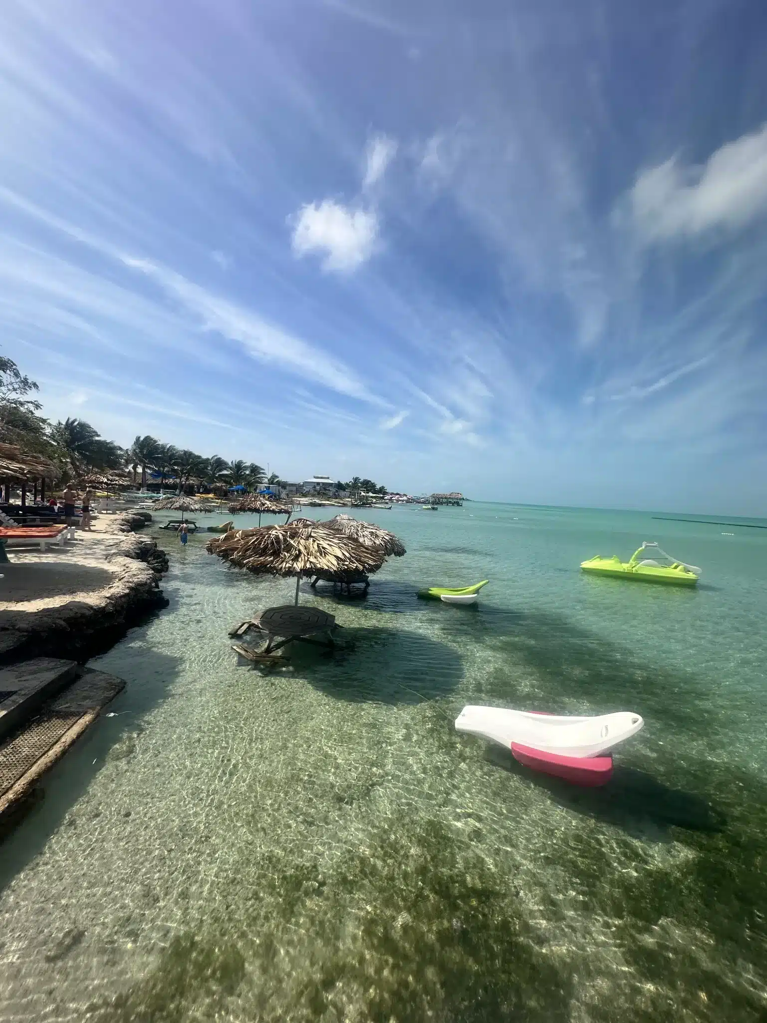 Secret Beach in Belize is one of the best caribbean beaches for families.