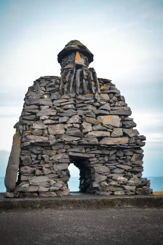 The troll guard was one of our stops on this Iceland roadtrip itinerary with a car. 