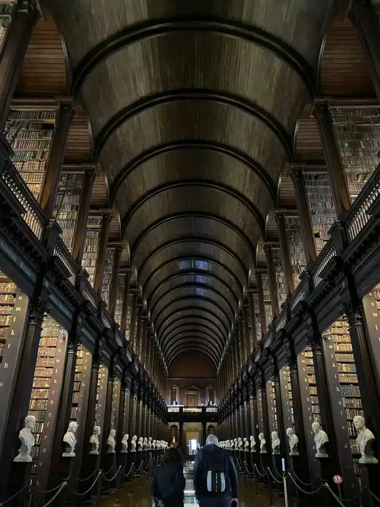 The library at trinity college is one of Ireland's best tours. This unique building is full of history, a tour many adults would enjoy in Dublin. 