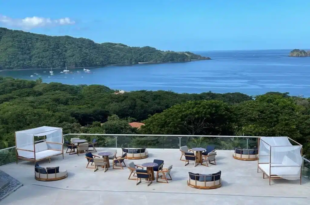 Playa Hermosa bay in Guanacaste, a view from Villa Sol.