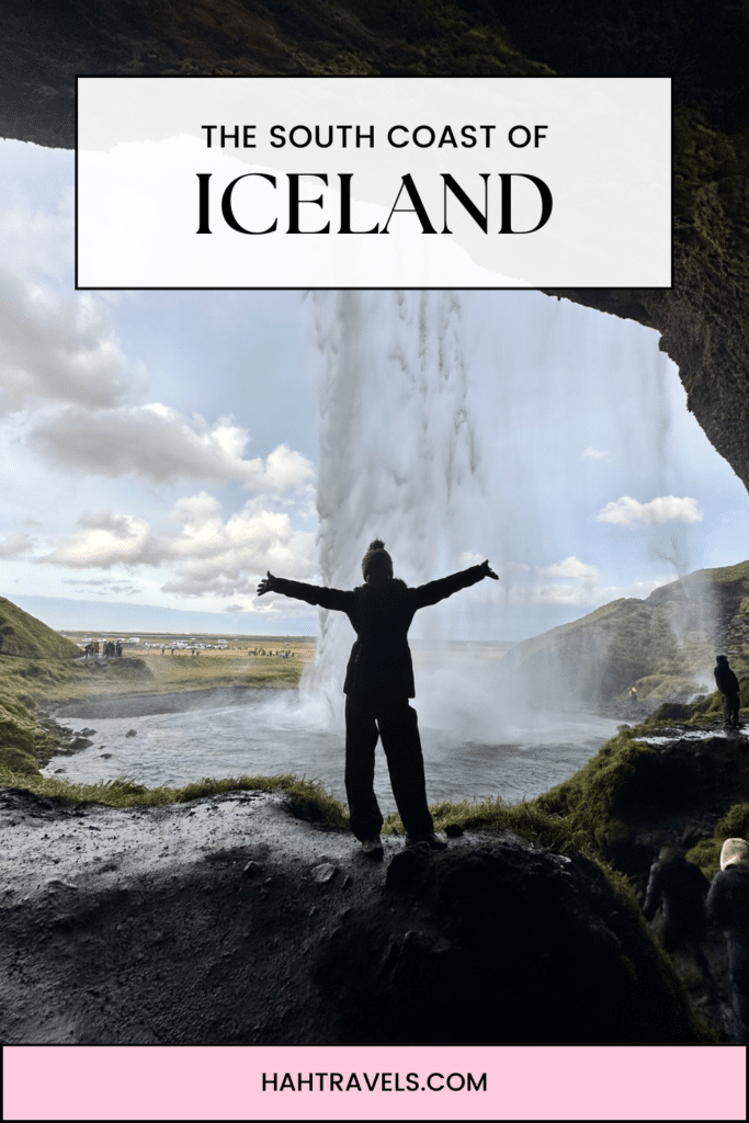 A guide to the South Coast of Iceland with a map of the best sights, including Seljalandsfoss.