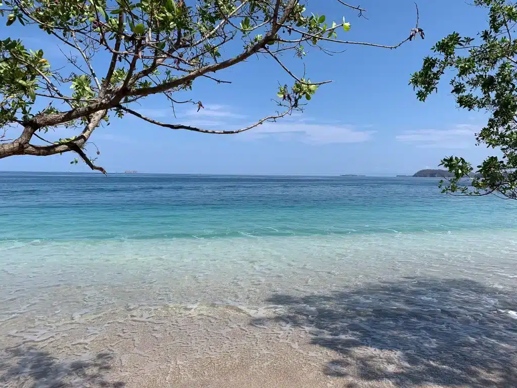 Playa Conchal is a beach in Costa Rica with white sand beach and turquoise waters. 