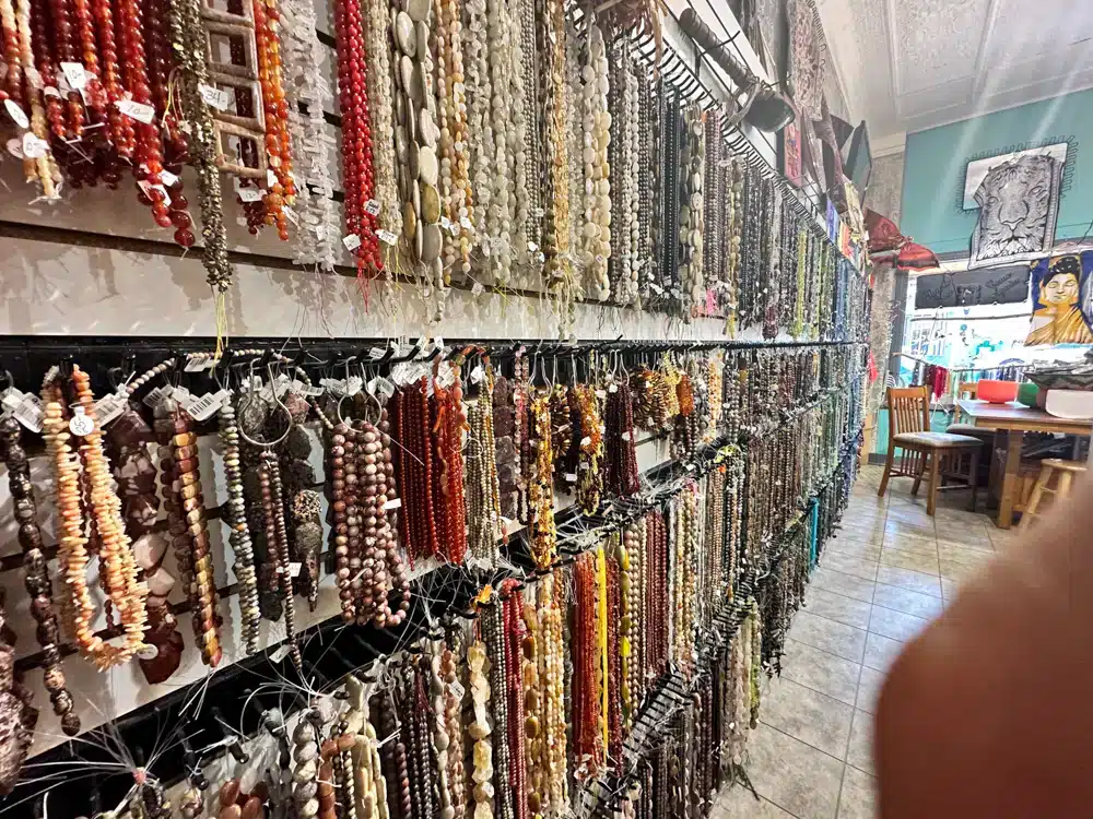 So many beads at this bead shop in MN.