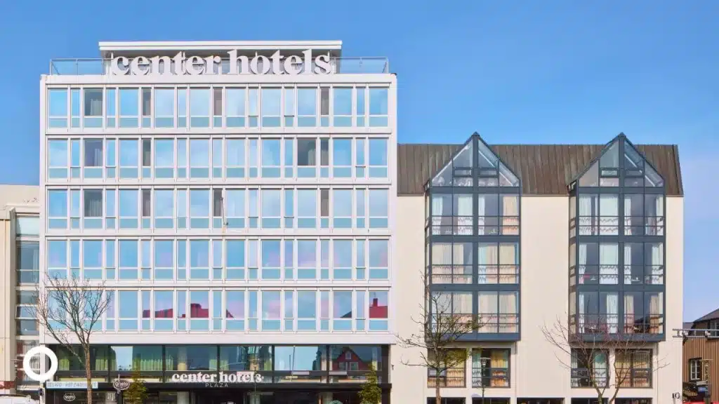 Center Hotel Plaza in downtown Reykjavik is seen on the map above. 