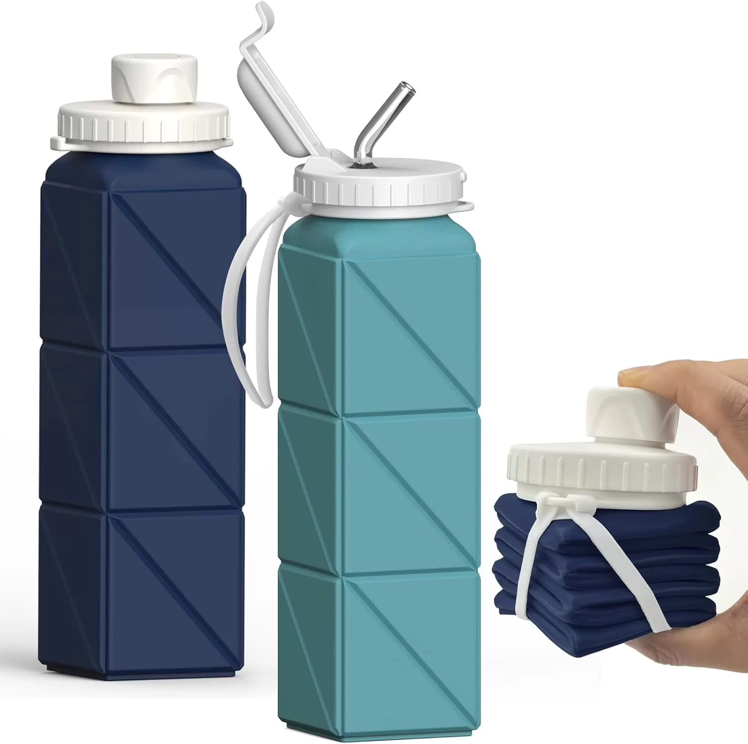 A collapsible water bottle is a great thing to bring along for travel. 