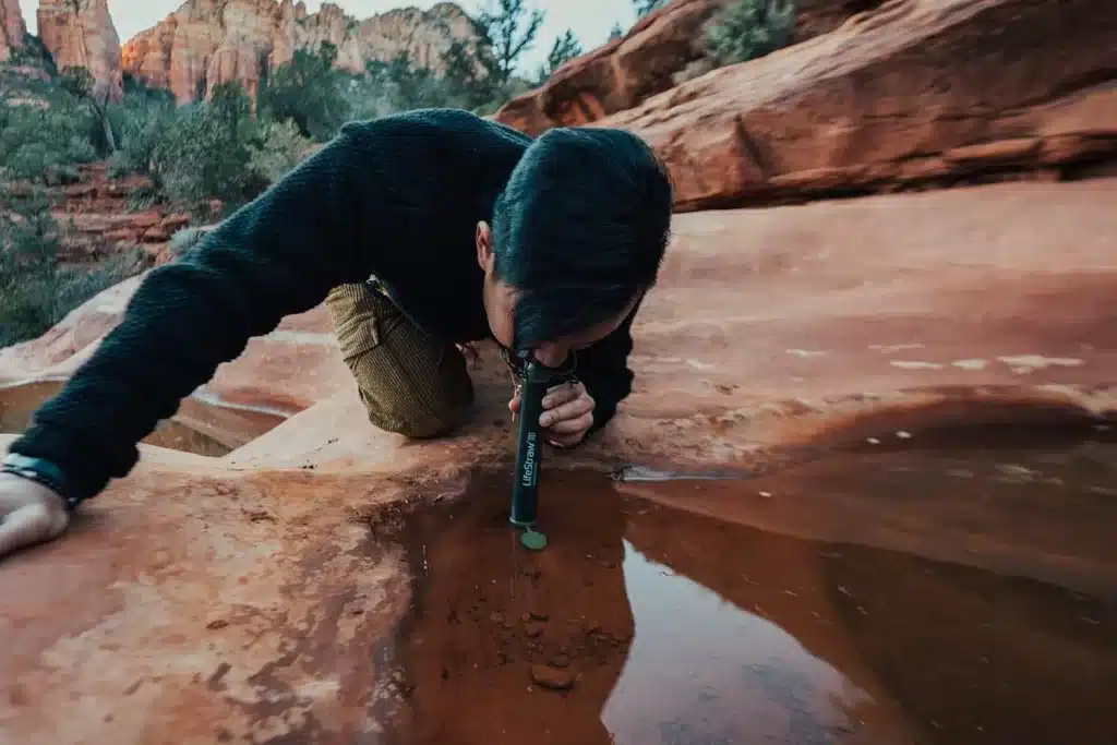 A water filter is one the the best travel gadgets.