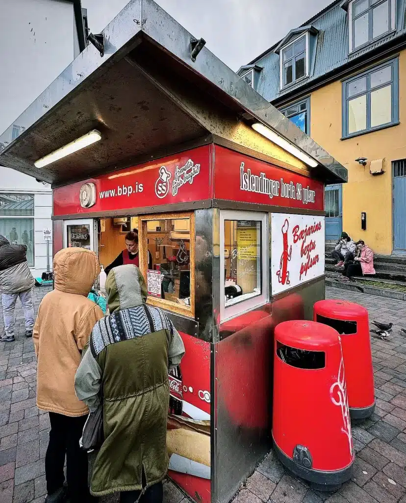 The hotdog stand in Reykjavik to enjoy a kid-friendly, family atmosphere which isn't quite a restaurant or diner, but fun experience. 