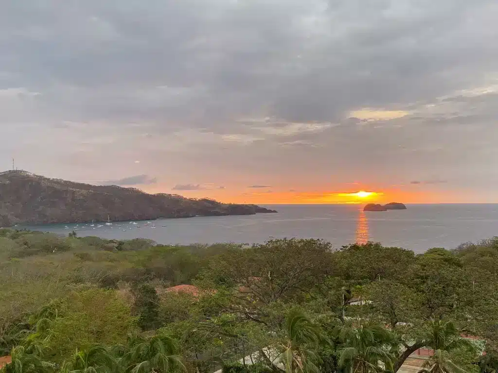 A view from one of Guanacaste, Costa Rica's all-inclusive hotels that is close to one of the airports.