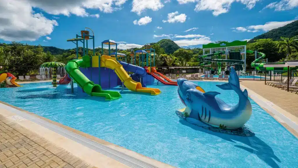 Rui Guanacaste has plenty to keep the family busy, including waterslides. 