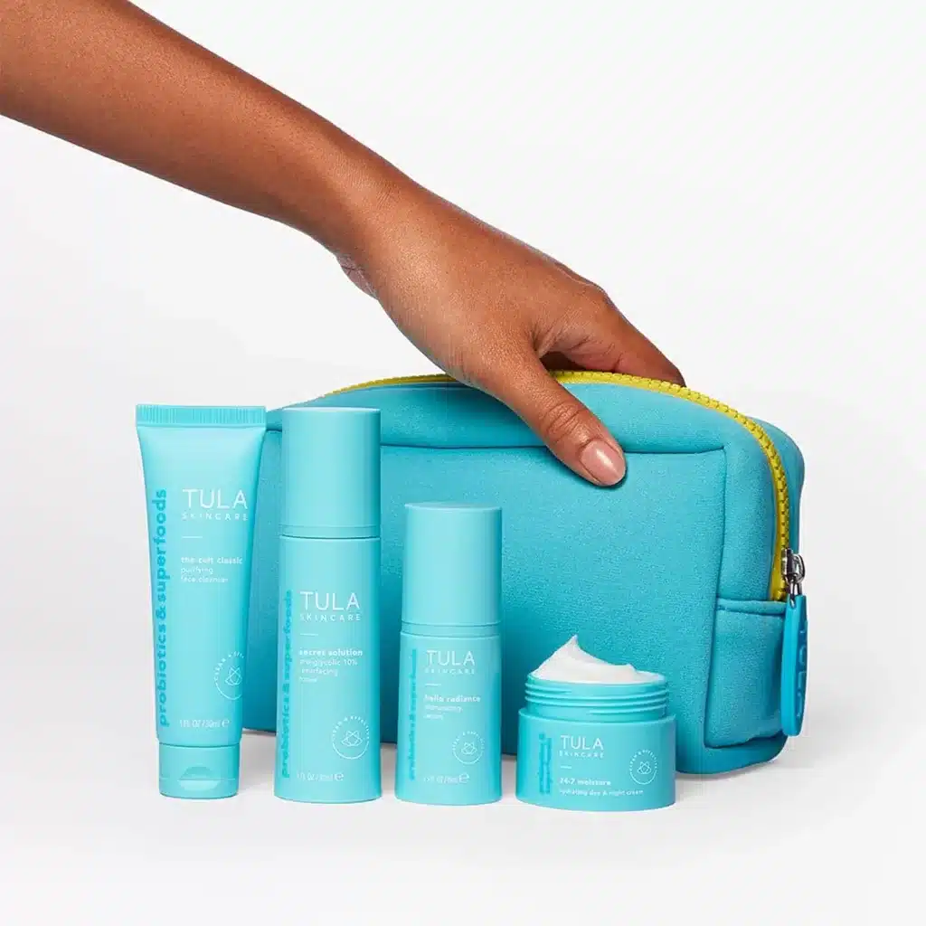 A skin care kit is one of my favorite travel essentials on amazon.