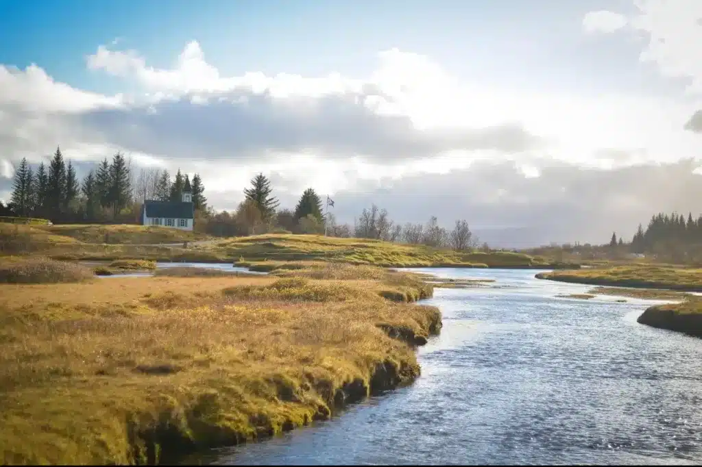 Thingvellir is a popular stop as seen on the Golden Circle in Iceland map, perfect for your travel itinerary.