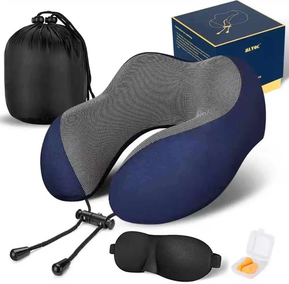 A travel pillow is a great Amazon Prime travel deal.