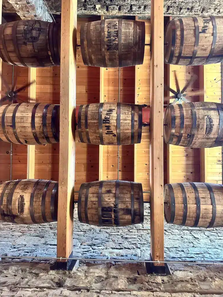 Barrel's in Brick N' Bourbon. 