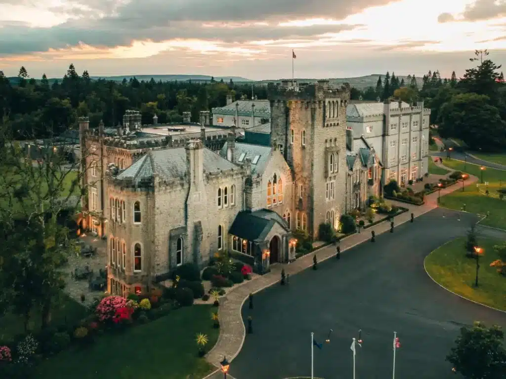 Kilronin is found on the map of the castle hotels in Ireland.