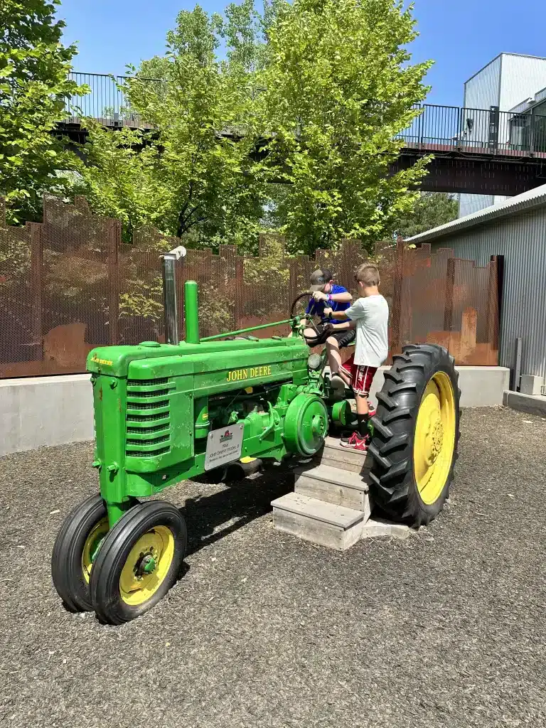 The farm area at the zoo is great.