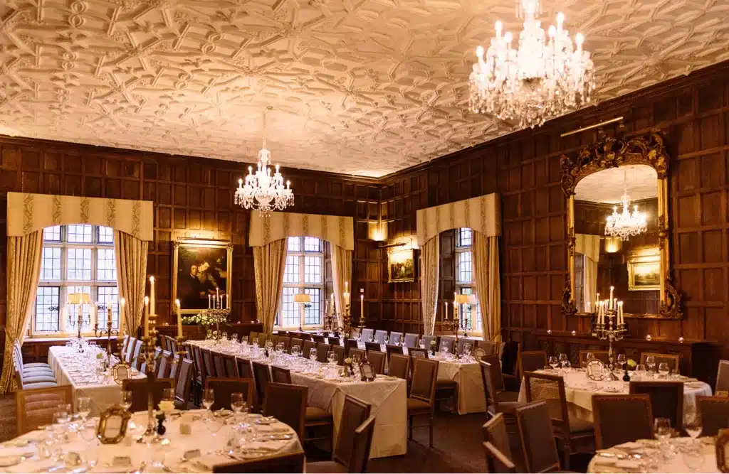 Dining at Waterford, one of Ireland's best luxury castle hotels in Ireland.