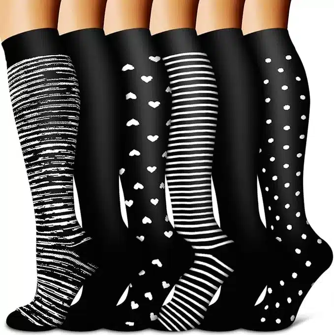 Compression socks make a great Christmas gift idea for travel. 