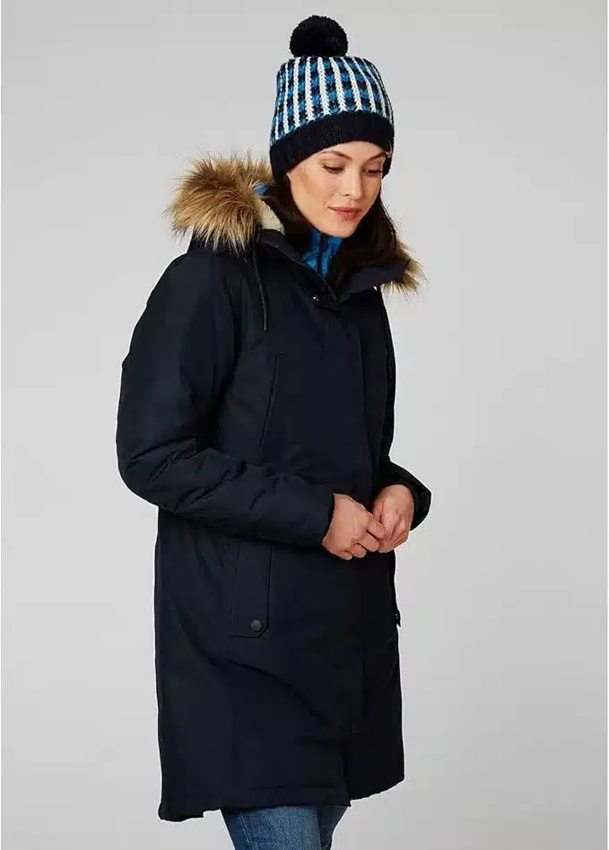 A Helly Hansen Parka is best for a packing list to Scotland in the winter and can be added to your printable Scotland packing list. 