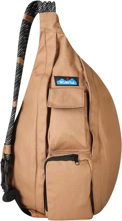 I use a Kavu sling bag when I am touring. 