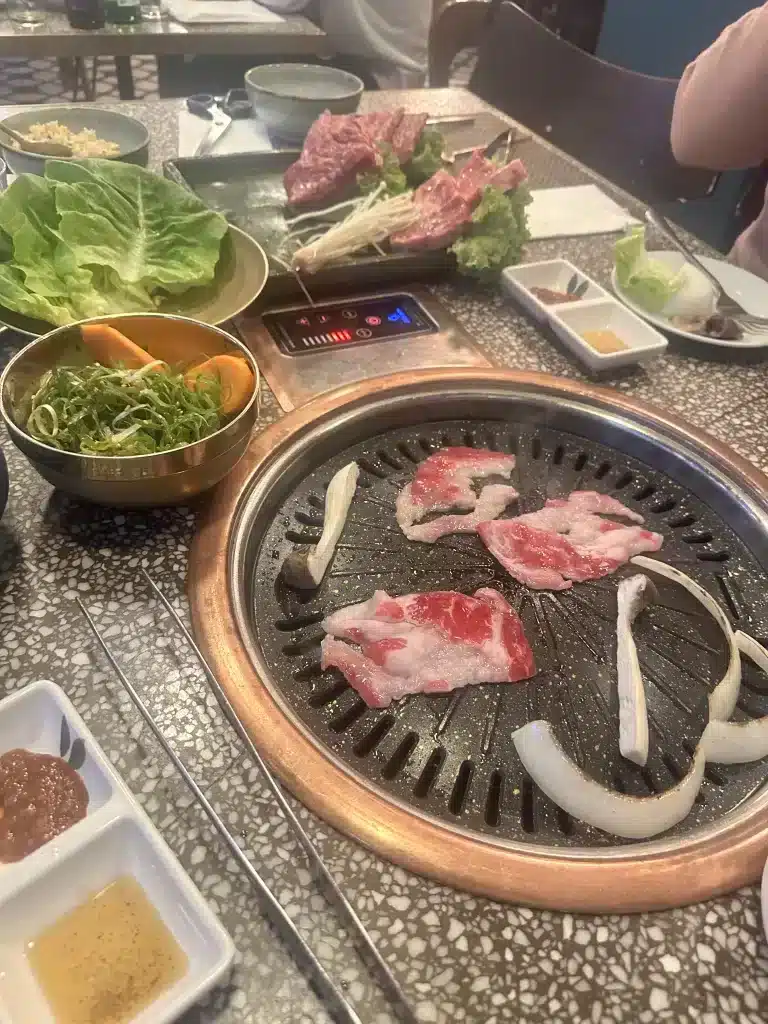 Korean BBQ is a great restaurant idea on your itinerary for the United Kingdom. 