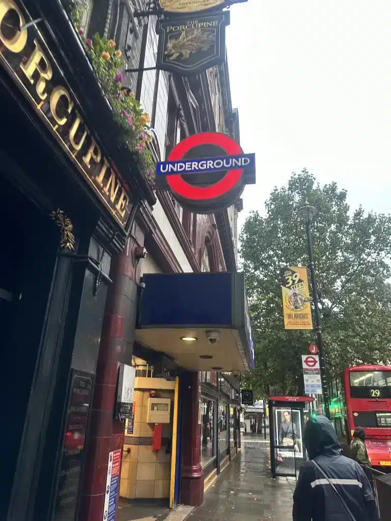 We stayed a close to this Underground, right in the heart of theater district, which is one of the best locations to stay in London. 