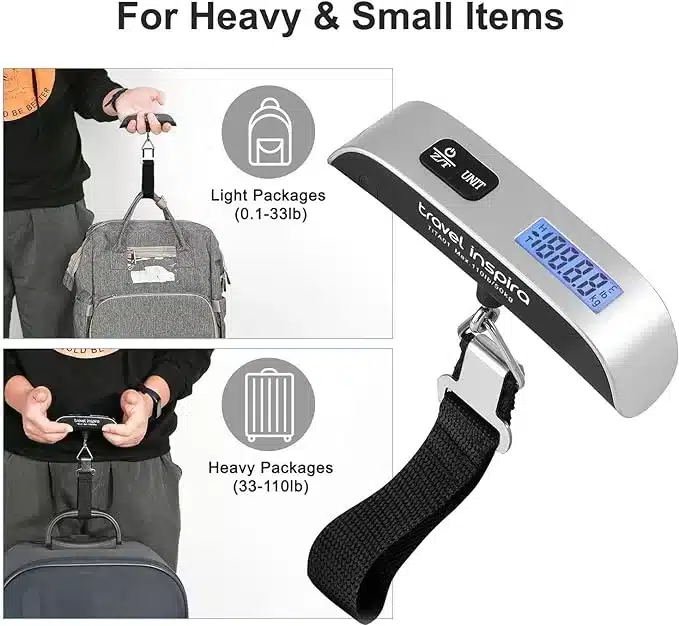 If you're looking for a unique gifts for someone traveling abroad, consider a luggage scale. 