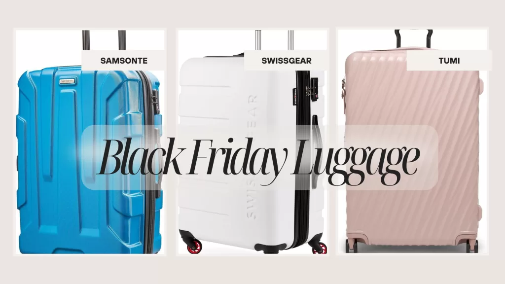 Look for the best Black Friday deals for travel by updating you luggage in 2024 on Amazon.