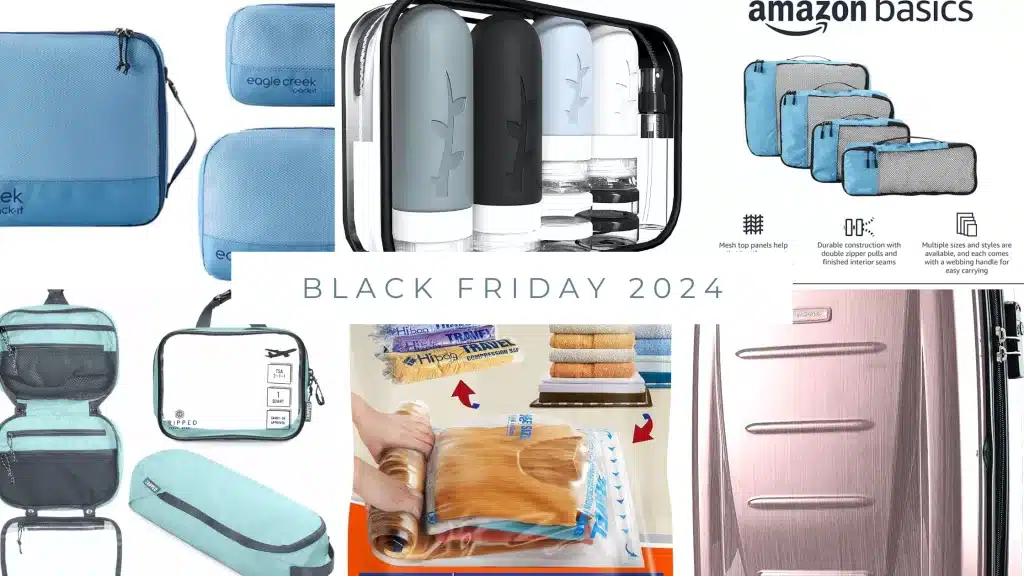 Find the best Black Friday deals travel packing with deals on travel essentials like packing cubes and luggage. 
