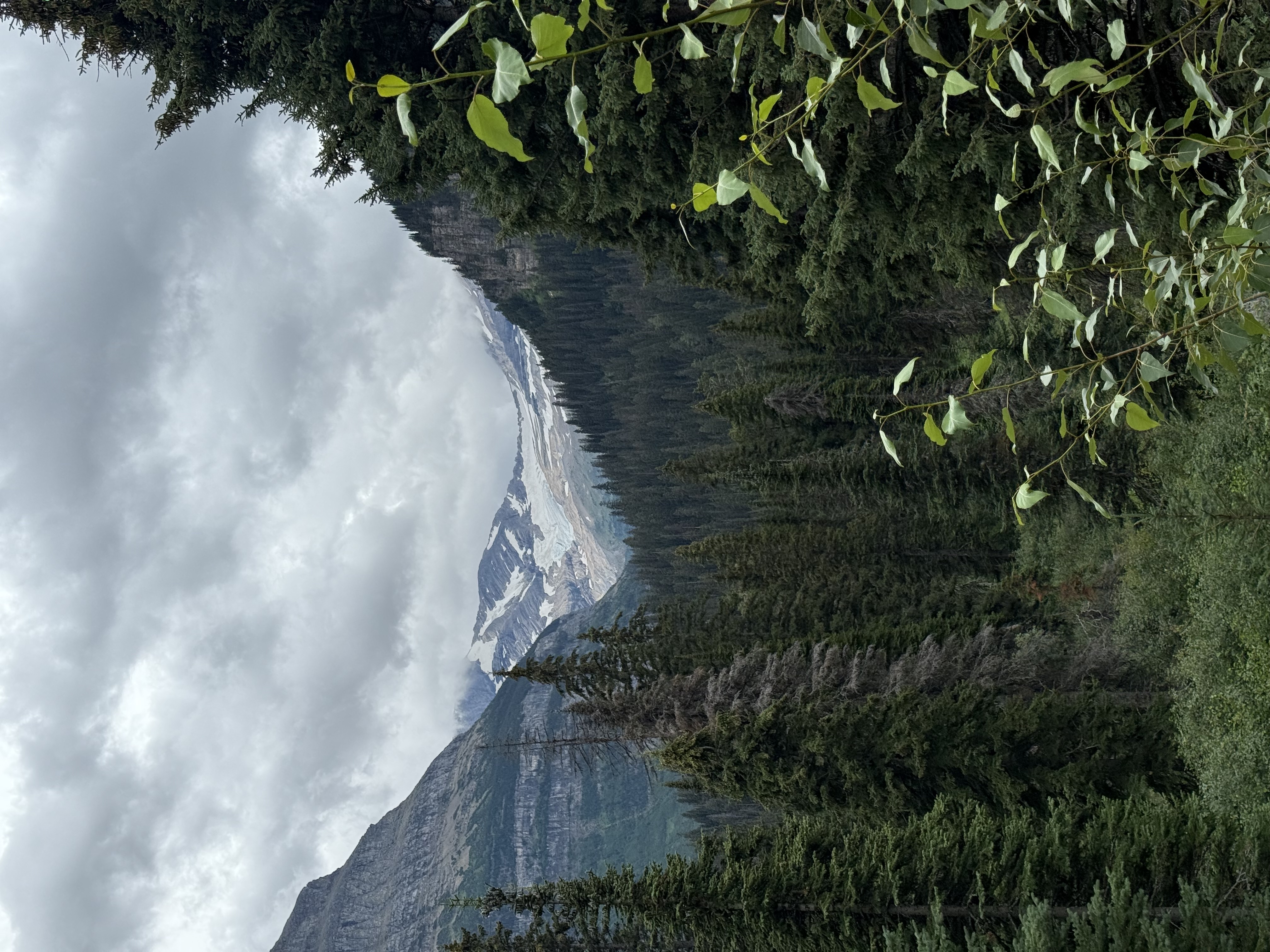 An image of Jackson Glacier, a great place to stop and located on the Going to the Sun Road map.